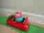 Peppa Pig lekset bil med oval grön bana plast