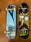 Två kompletta skateboards