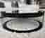 Design/Soffbord, runt med spegelglas
