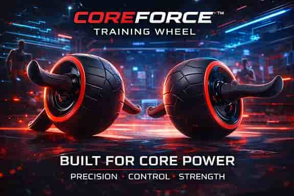 CoreForce Training Wheel maghjul svart/röd
