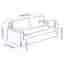 Beige soffa till salu
