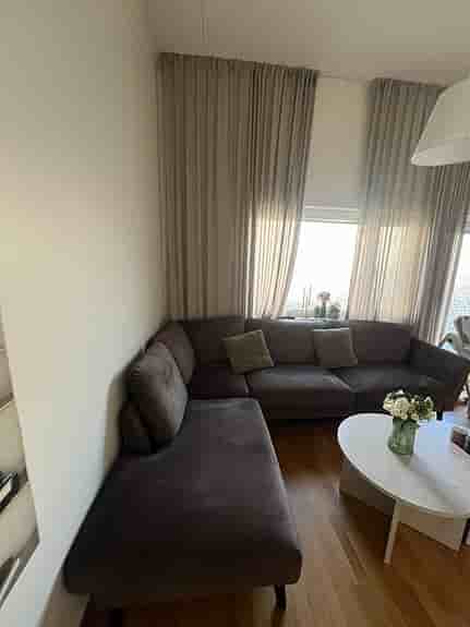 Sammet soffa
