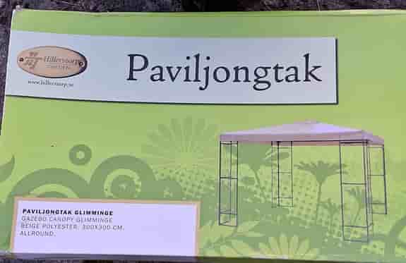 Paviljong, tak och väggar