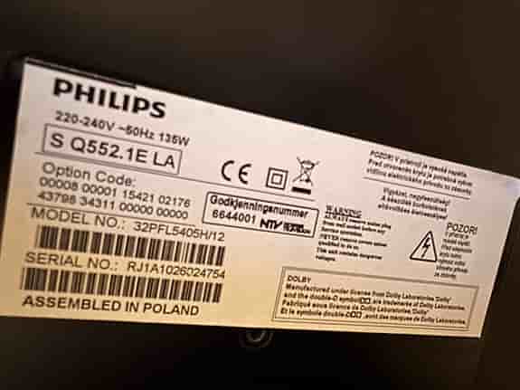 Philips 32PFL5406H/12 tv 32”