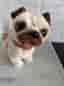 Talande leksakshund beige plysch