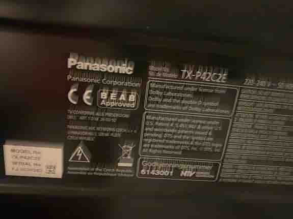 Panasonic TV 42 tum