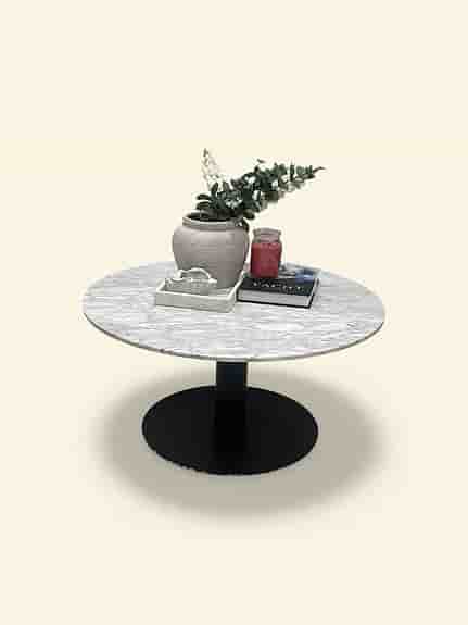 soffbord marmorskiva vit
