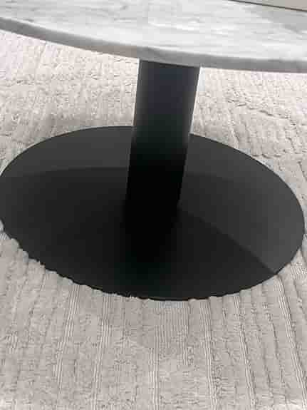 soffbord marmorskiva vit