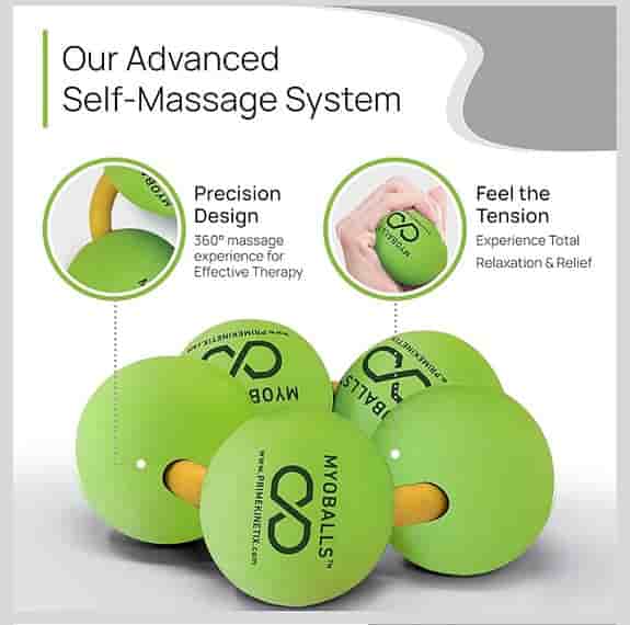 PrimeKinetix Myoballs 5.0 massageboll grön
