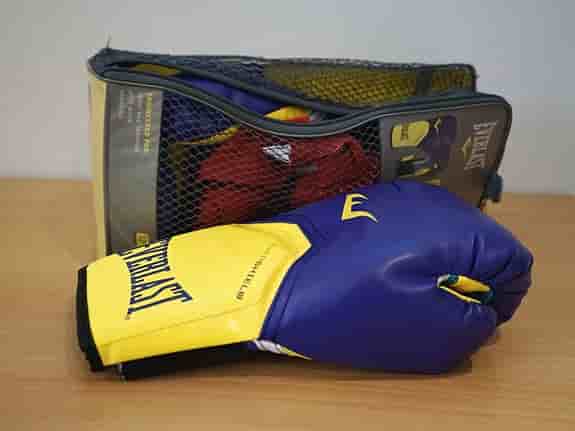 Everlast Pro Style träningshandskar blå/gul