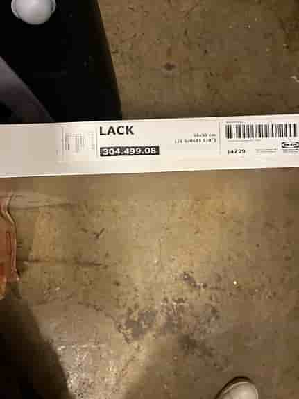 Lack bord från ikea helt nytt i kartong