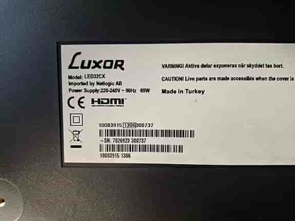 TV 32tum (Luxor LED32CX )