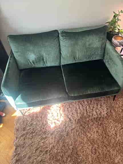 Sweef Flamingon 2-sits soffa – mycket bra skick – grön (leverans löses)