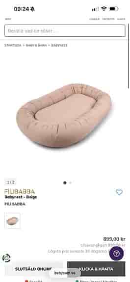 Jotex babynest beige