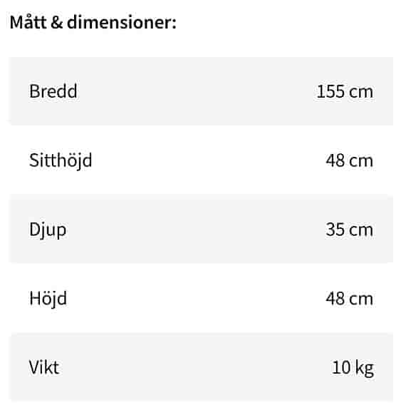 Mio Woodenforge bänk