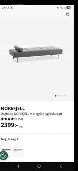 NOREFJELL DAGBÄDD BÄDDSOFFA