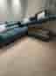 L -soffa/ divansoffa sammet