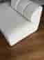 Audo Copenhagen soffa schäslong vit textil