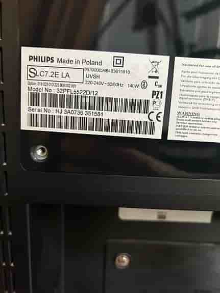 Philips 32" HD Ready TV – fint skick, fungerar prima