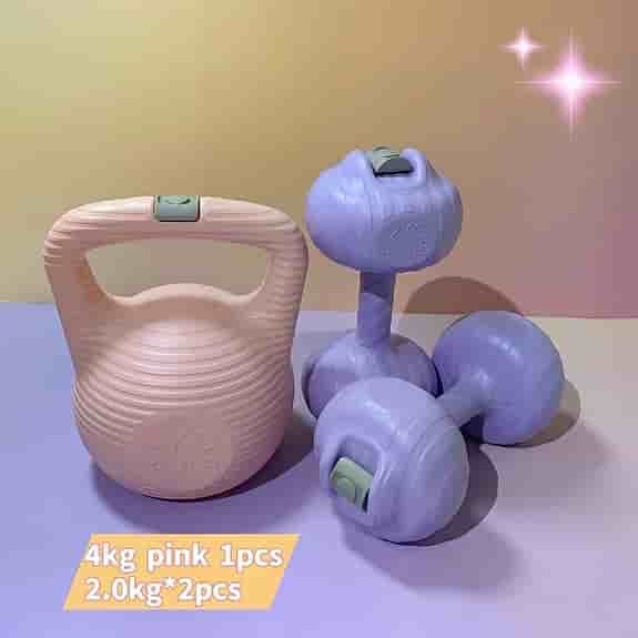Kettlebell 4 kg och Hantlar 2 kg (2 st)