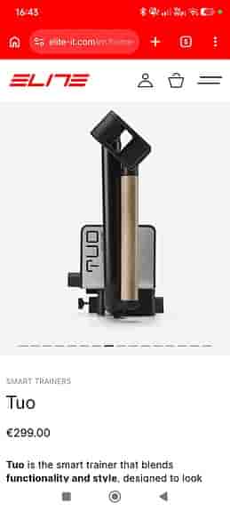 Elite TUO bike trainer
