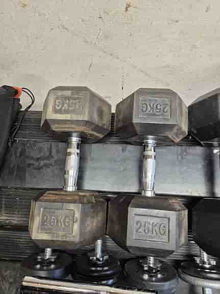 Hantlar 22-40kg + ställning