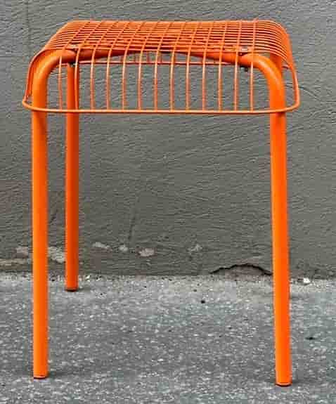 Västerön Ikea orange pall