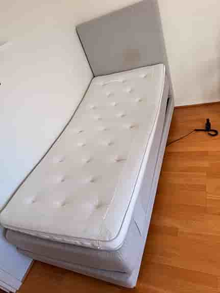 KungSängen Kirai Anouk ställbar säng 90x200 cm grå