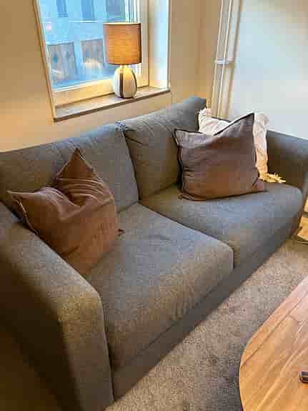 IKEA VIMLE 2-sits soffa grå tyg