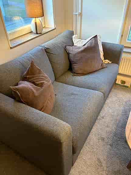 IKEA VIMLE 2-sits soffa grå tyg