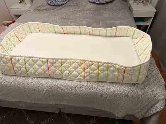 Madrass och spjälskydd 60x120 cm