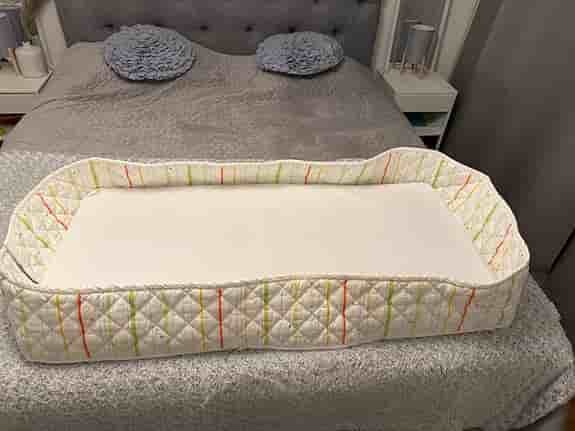Madrass och spjälskydd 60x120 cm