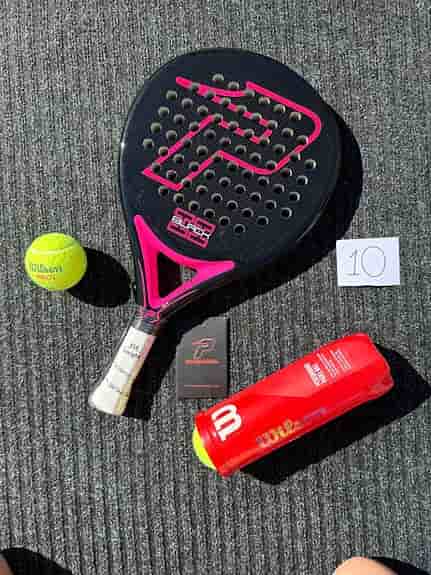 Power Padel Black 3.0 padelracket svart/rosa