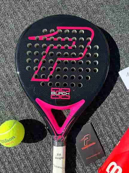 Power Padel Black 3.0 padelracket svart/rosa