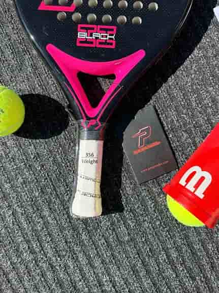 Power Padel Black 3.0 padelracket svart/rosa