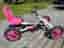 🚗 BERG Buddy trampbil/gokart Lua trampbil / gokart – rosa & vit Toppskick!