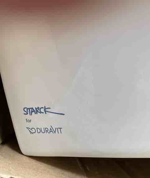 Handfat  Duravit design  Starck med halvpelare
