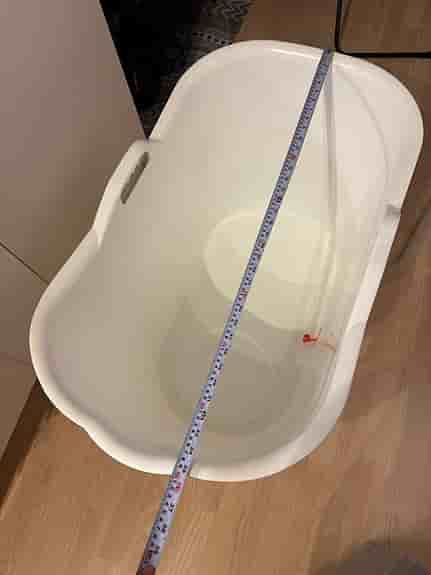 Vuxen Badbalja plast vit