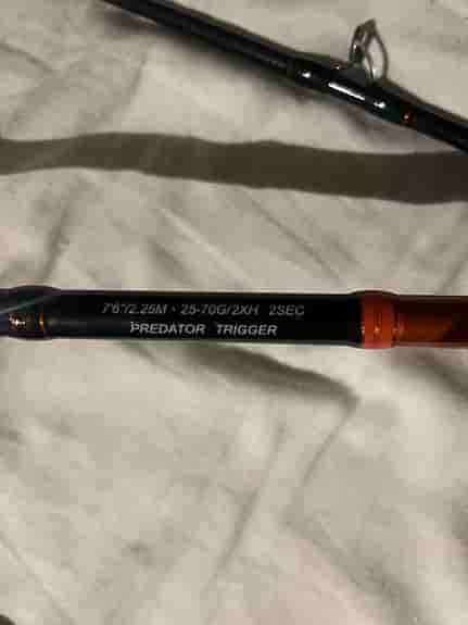 Karam CT Predator Trigger fiskespö 7'0" 25–70 g svart/orange