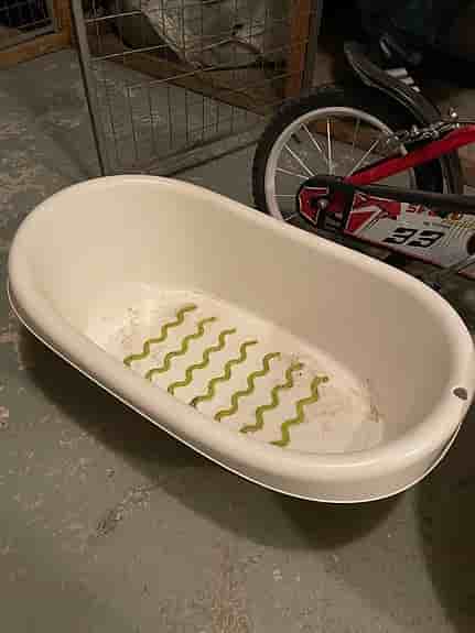 Badbalja plast vit