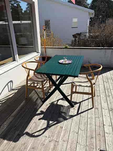 Trädgårdsbord grönt 160x80