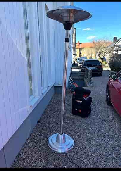 Stående terrassvärmare metall