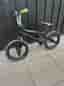 BMX-cykel barn, svart med svarta pegs, PRO 16”