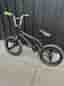 BMX-cykel barn, svart med svarta pegs, PRO 16”