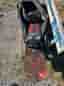 Shox Boards snowboard 153 cm svart/röd med bindningar och fodral