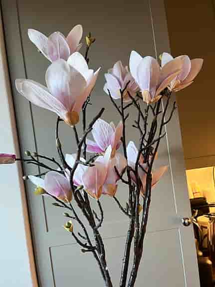 Mio konstgjorda blomkvistar magnolia rosa