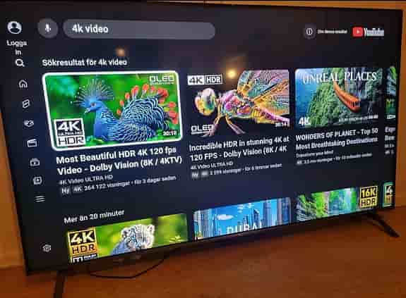 65 tum 4k LG smart tv