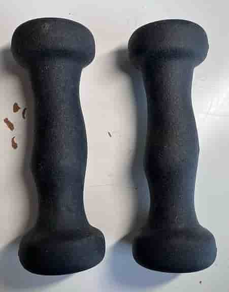 Hantlar 1 kg par svart Casall