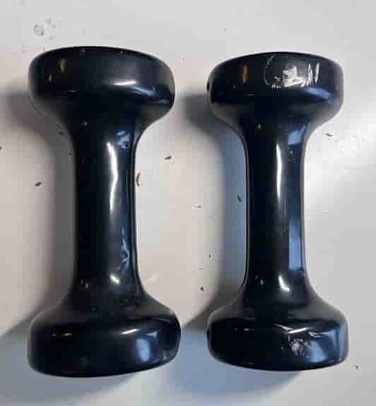 Hantelset 2 kg svart