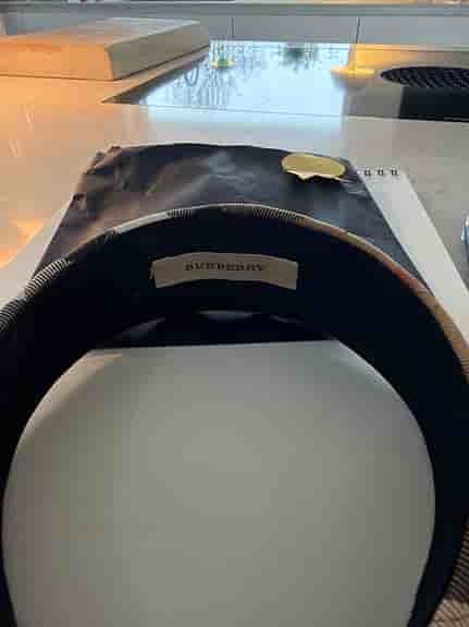 Burberry diadem rutigt beige flerfärgat kvinna